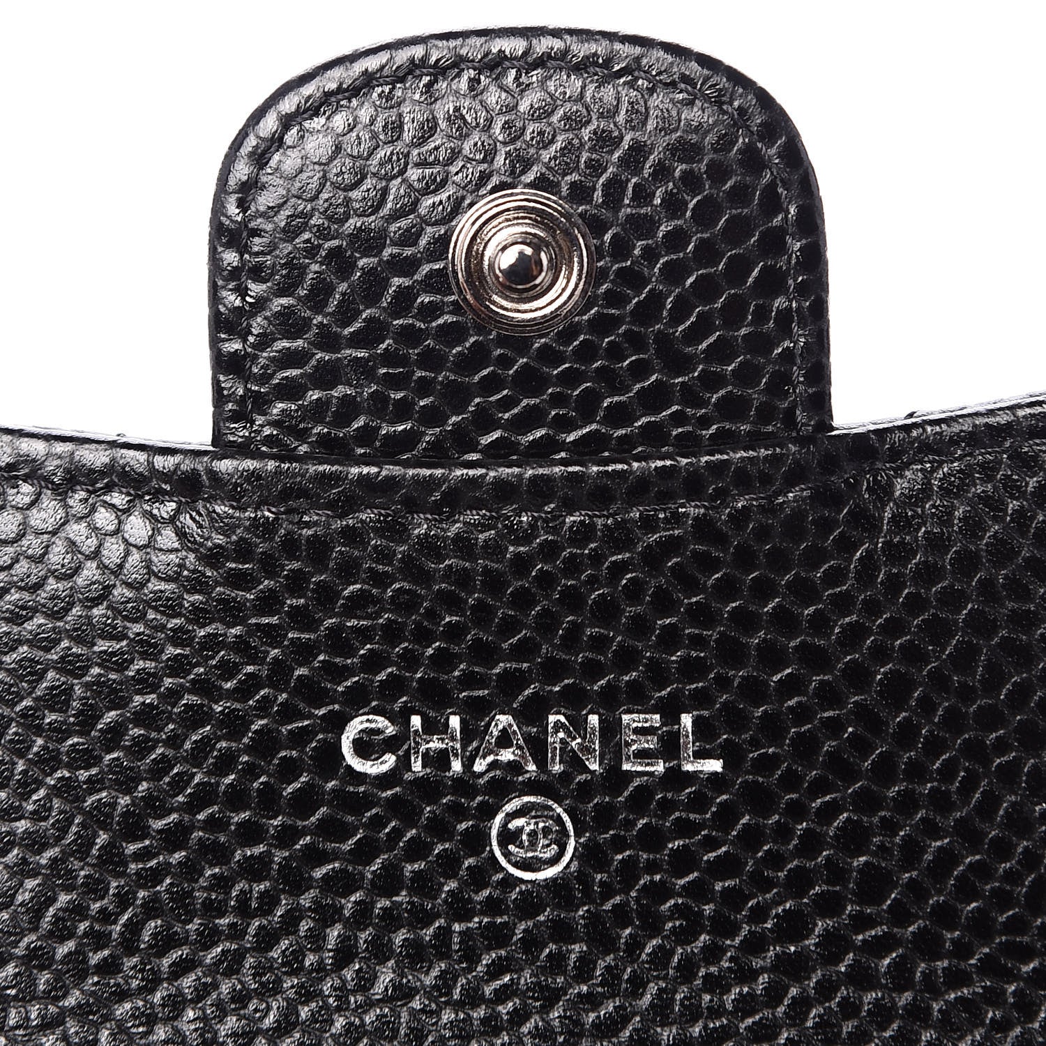 Chanel Caviar Quilted Flap Card Holder Black 6 of 11