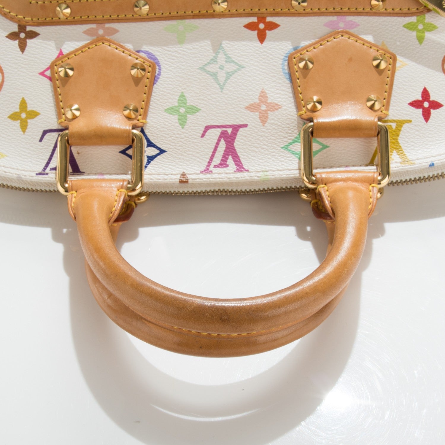 Louis Vuitton Monogram Multicolor Alma White 2 of 10