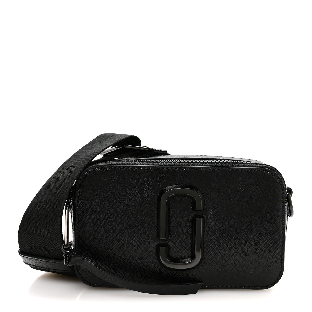 Saffiano Snapshot Camera Bag Black