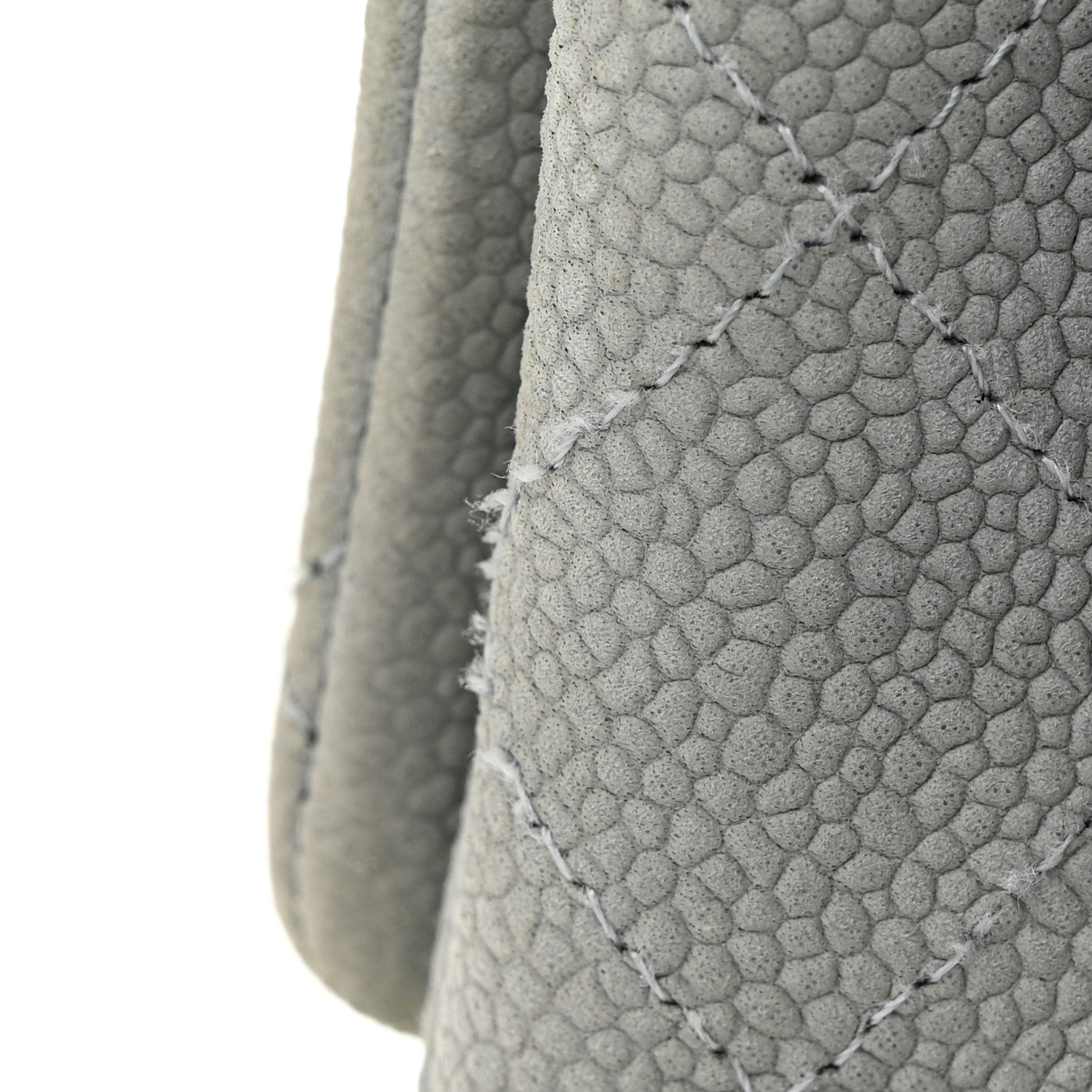 Chanel Iridescent Caviar Quilted Mini Square Flap Grey 11 of 12