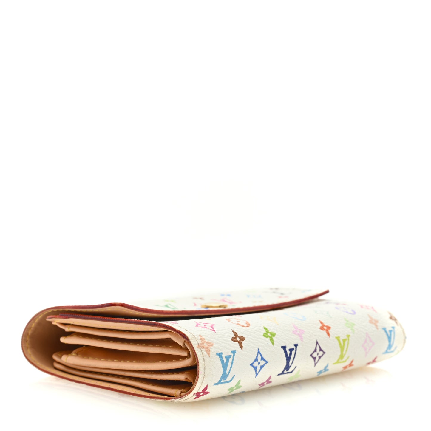Monogram Multicolor Alexandra Wallet White