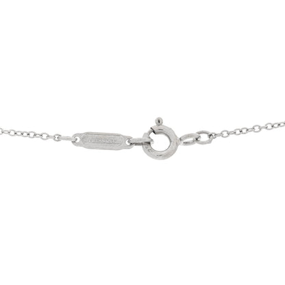 Tiffany 18K White Rose Gold Diamond MOM Pendant Necklace 4 of 4