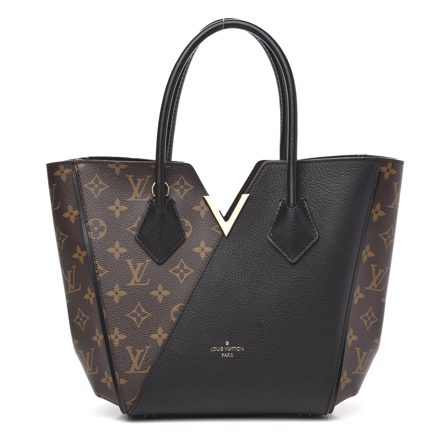 Louis Vuitton Calfskin Monogram Kimono Tote PM Black 1 of 9