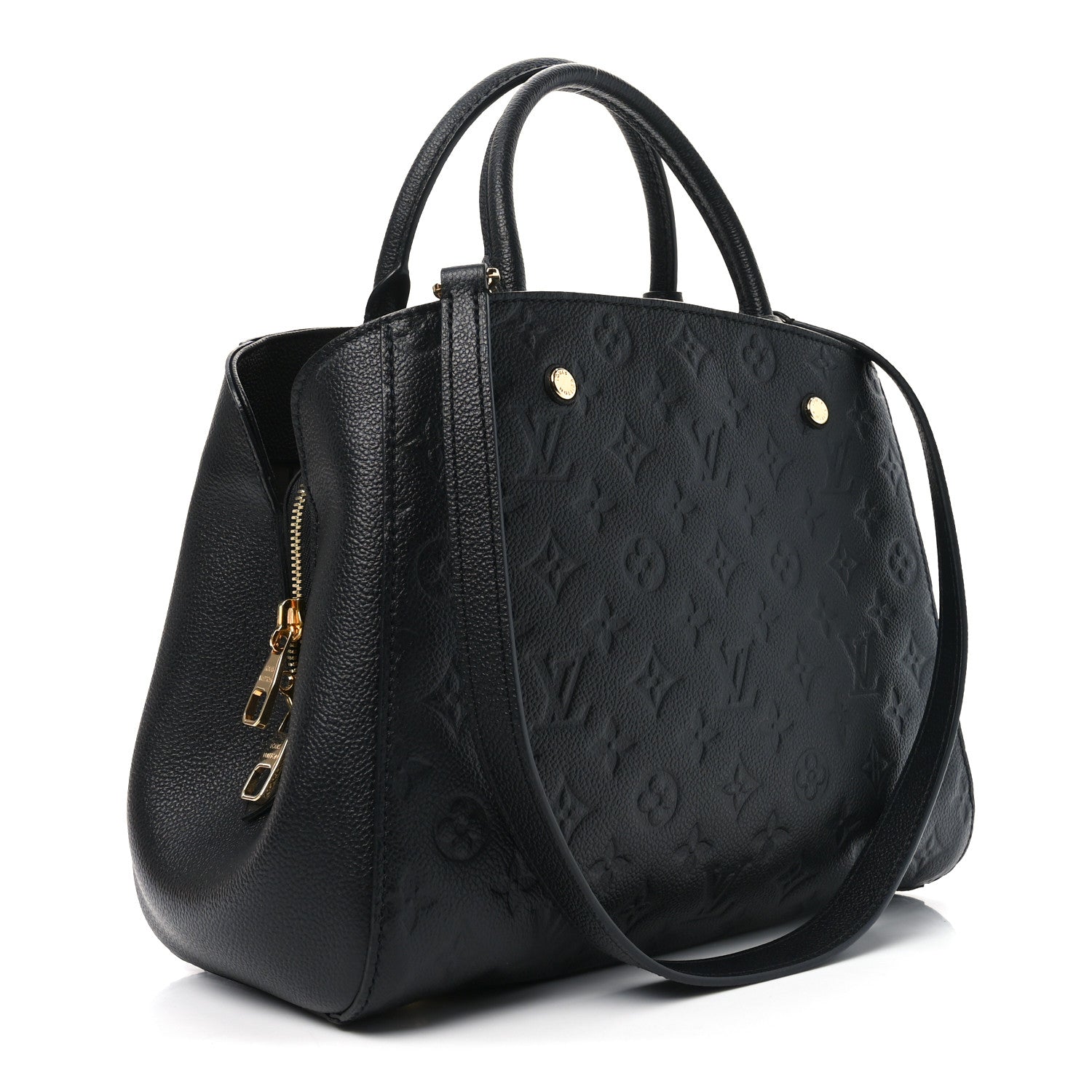 Louis Vuitton Empreinte Montaigne MM Black 3 of 10