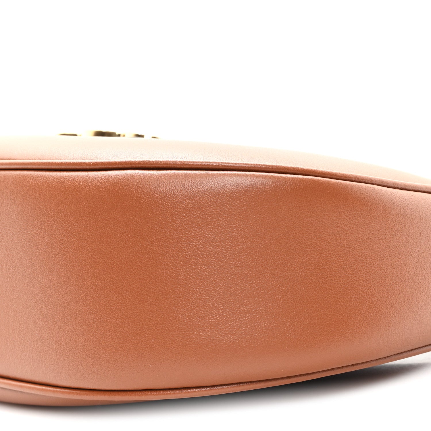 Celine Smooth Calfskin Medium Strap Ava Triomphe Shoulder Bag Tan 10 of 10