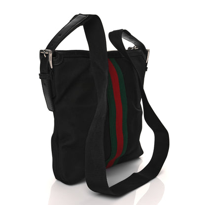 Gucci Techno Canvas Web Messenger Bag Black 3 of 10