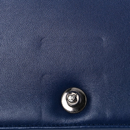 Chanel Calfskin Quilted New Medium Boy Flap Blue 15 of 16