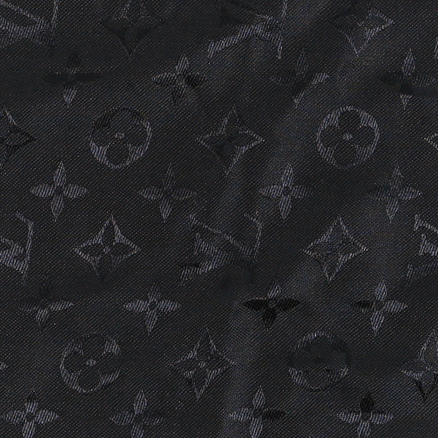 Silk Wool Monogram Shawl Black