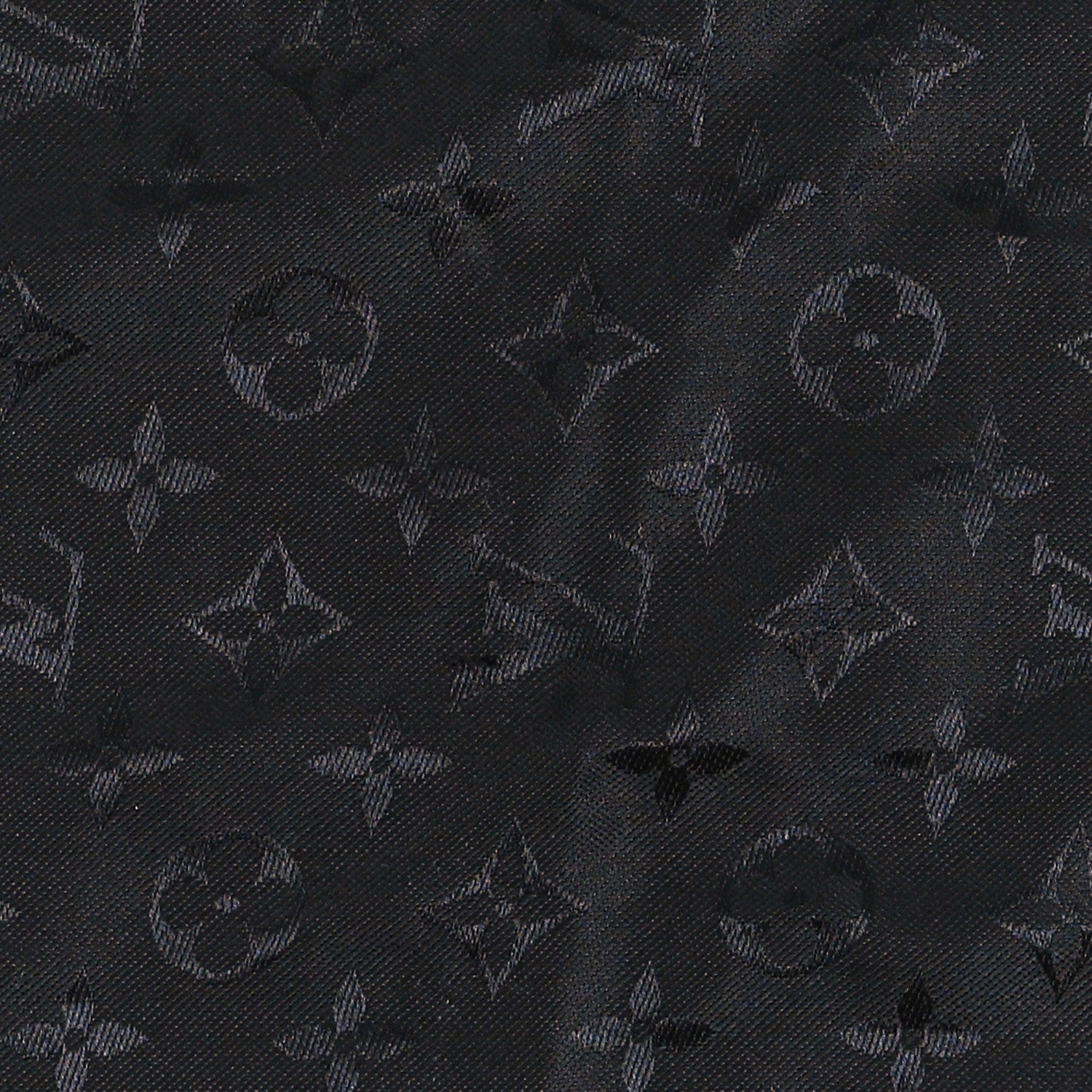 Louis Vuitton Silk Wool Monogram Shawl Black 4 of 4