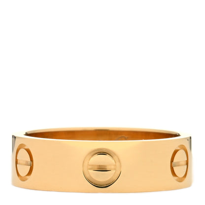 Cartier 18K Yellow Gold 5.5mm LOVE Ring 53 6.5 1 of 5