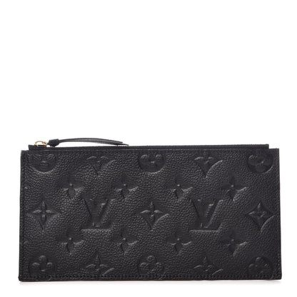 Louis Vuitton Empreinte Felicie Chain Wallet Zippered Insert Black 1 of 6