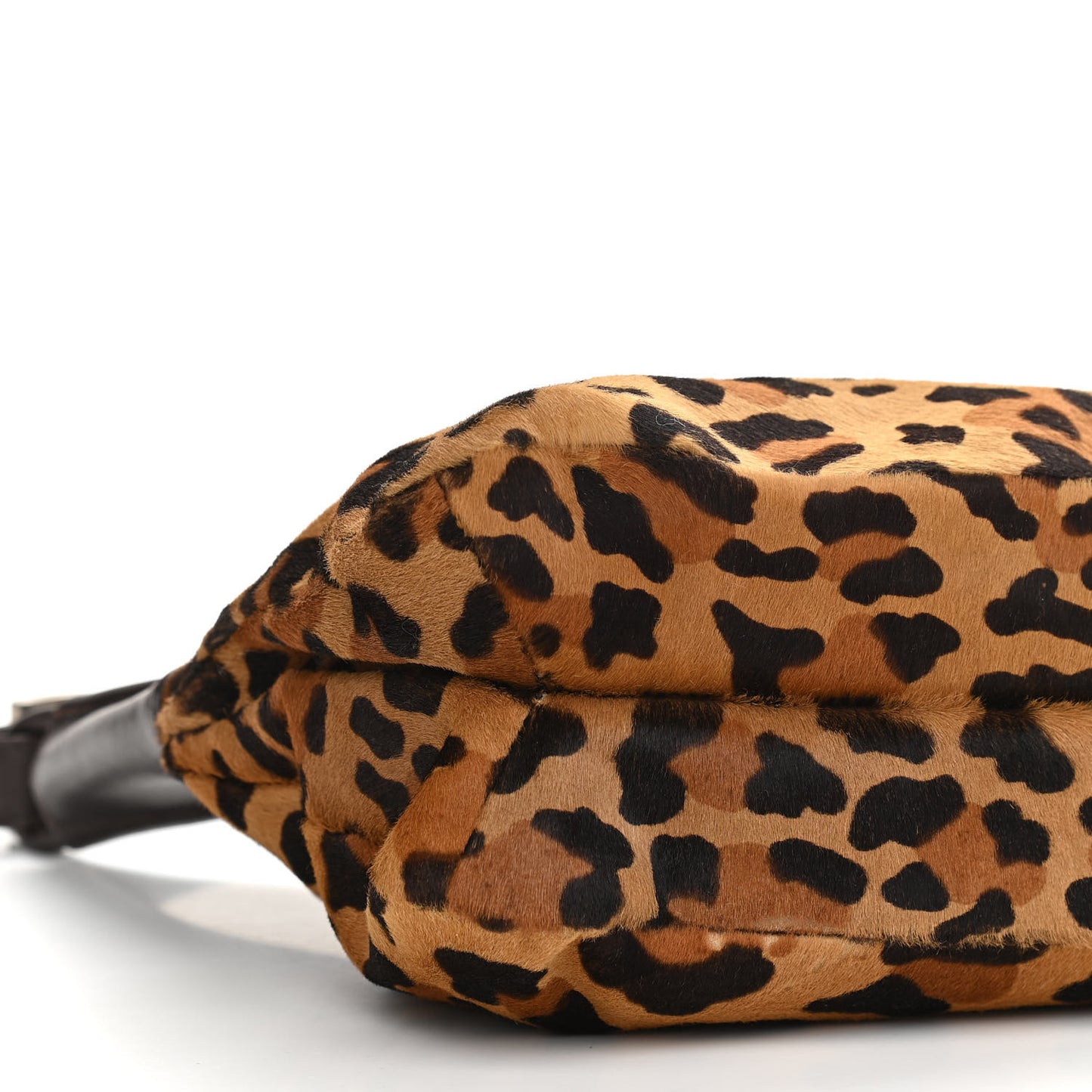Calf Hair Leopard Print Hobo Miele Moro