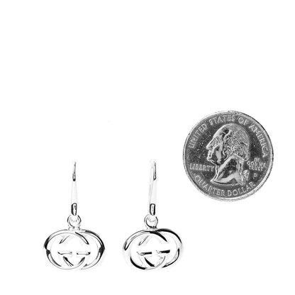 Gucci Sterling Silver Britt Drop Earrings 2 of 5