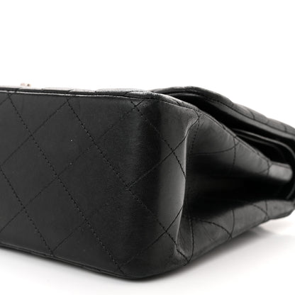Chanel Lambskin Quilted Jumbo Double Flap Black 10 of 12