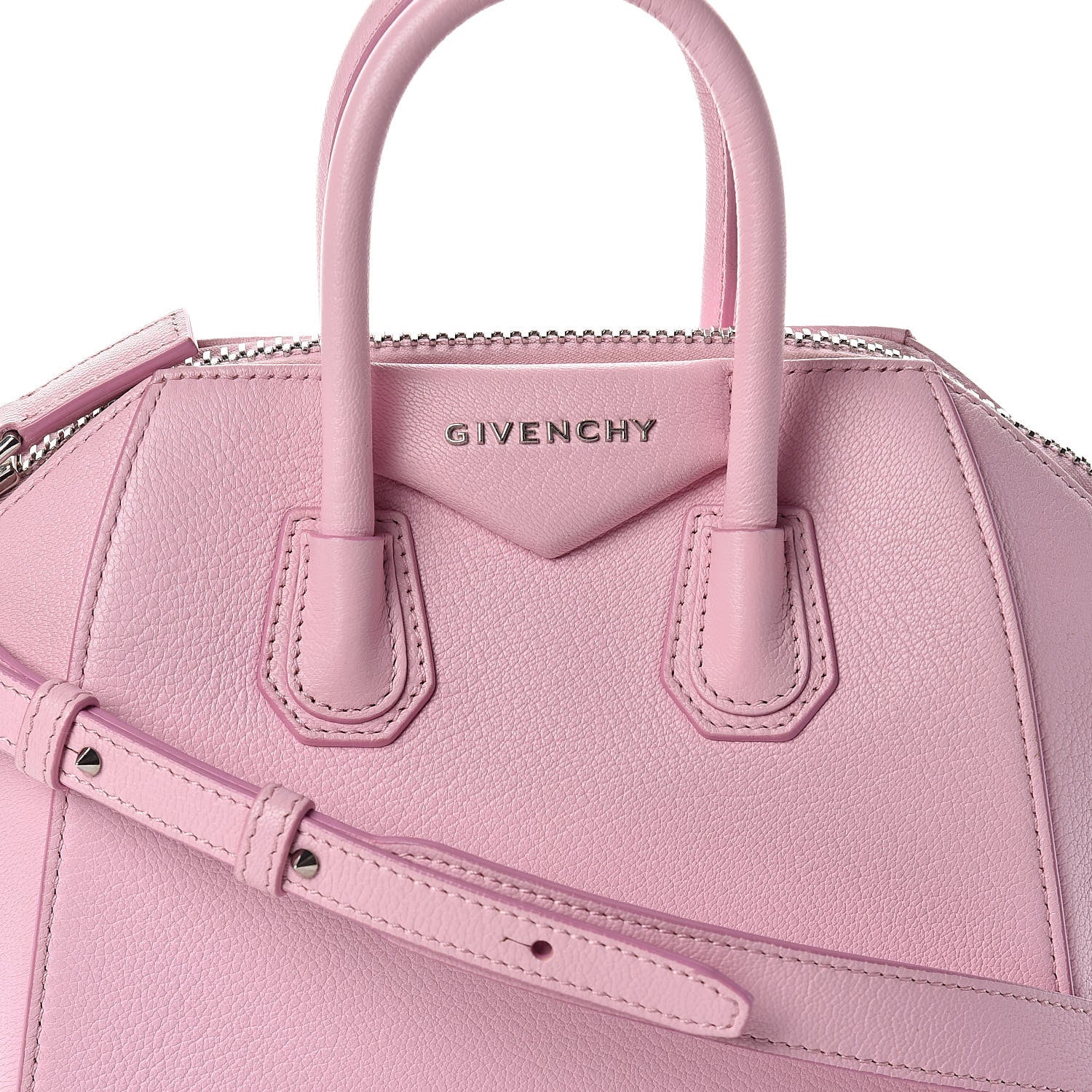 Givenchy Sugar Goatskin Mini Antigona Bright Pink 8 of 10