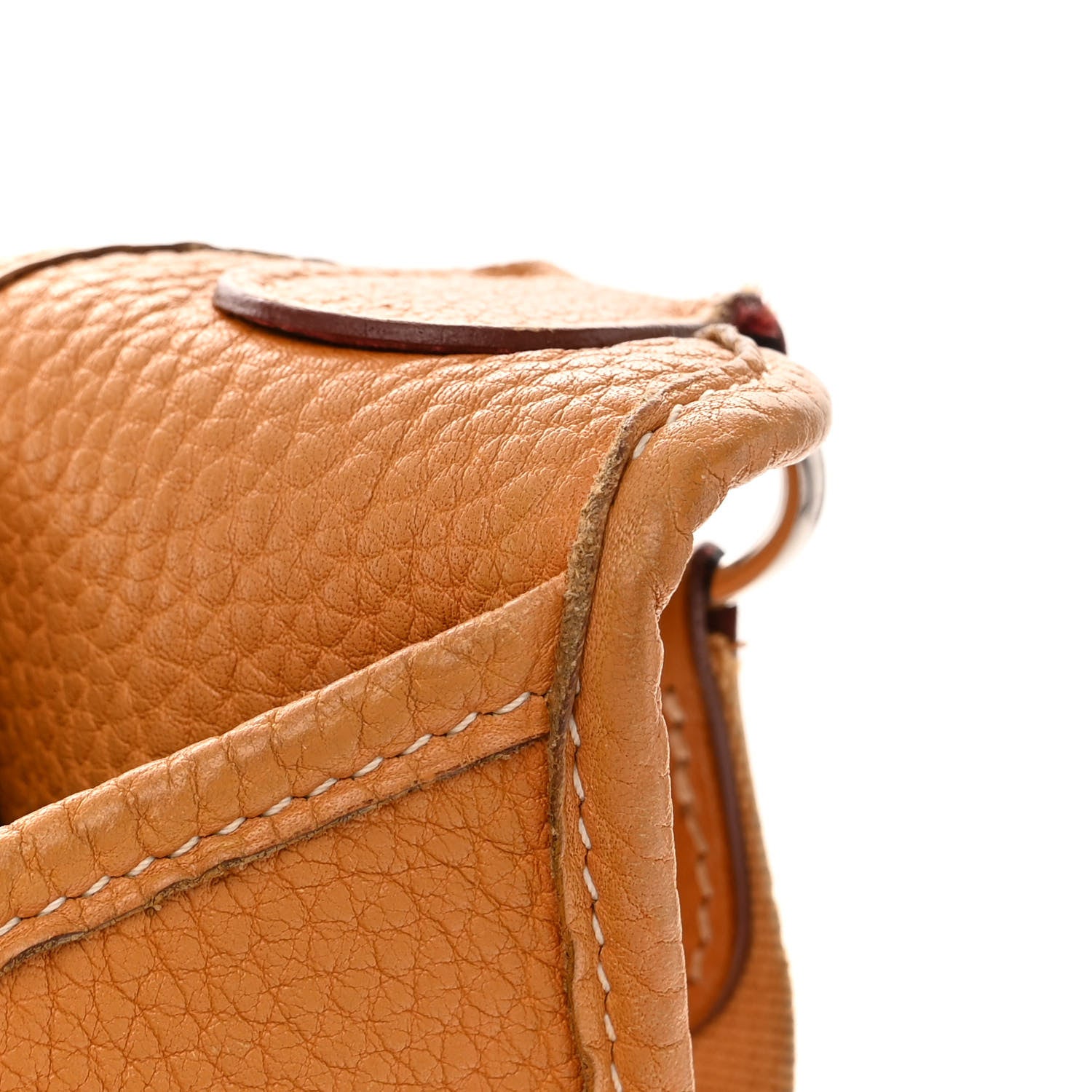 Hermes Taurillon Clemence Vespa GM Natural Sable 13 of 13