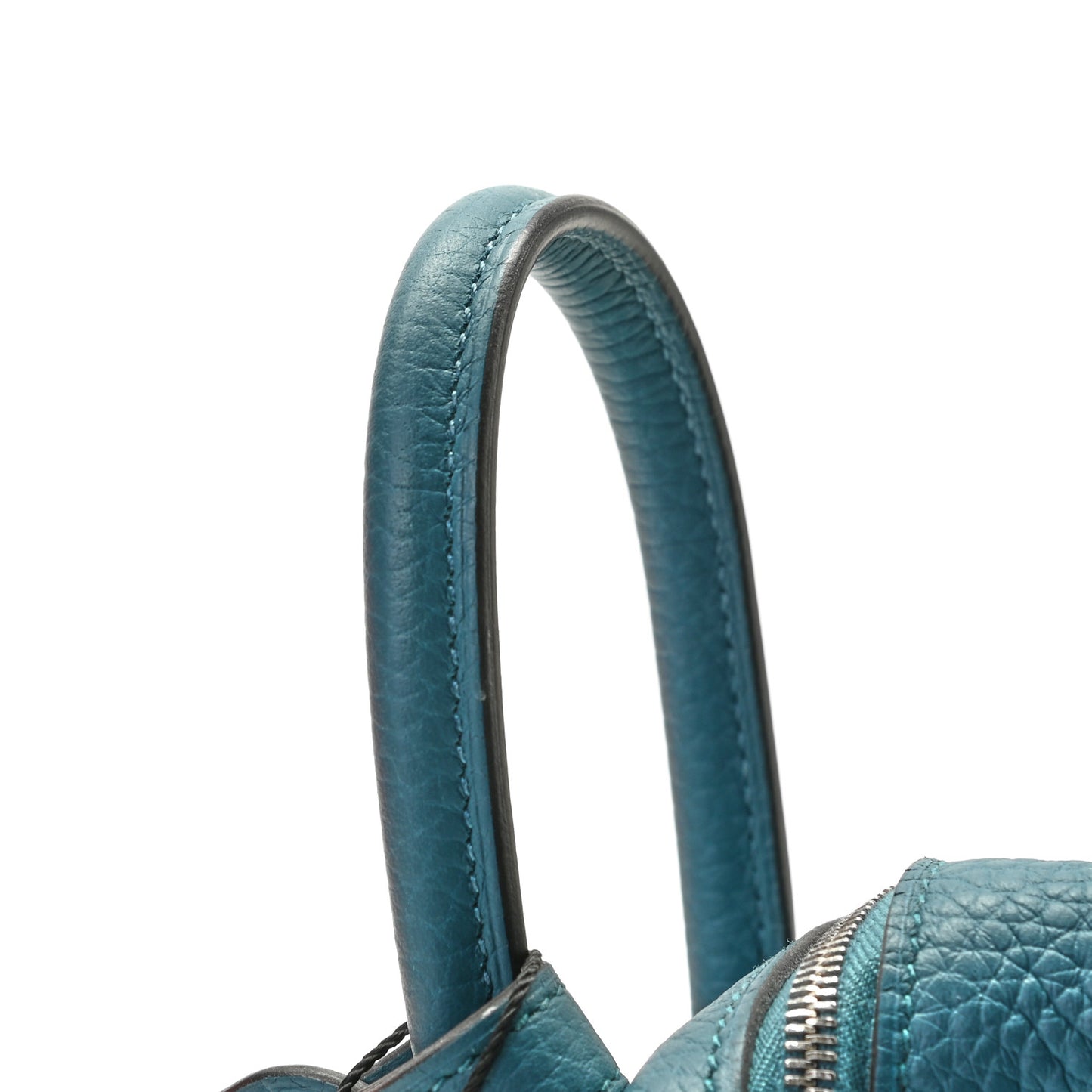Taurillon Clemence Mini Lindy 20 Vert Bosphore
