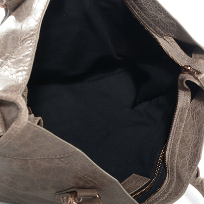 Balenciaga Agneau Giant 12 Rose Gold Hardware City Gris Poivre 6 of 11