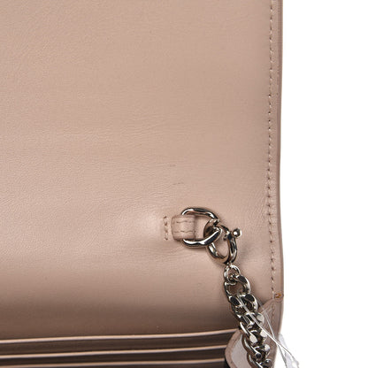 Saint Laurent Smooth Calfskin Classic Monogram Kate Tassel Chain Wallet Marble Pink 7 of 8