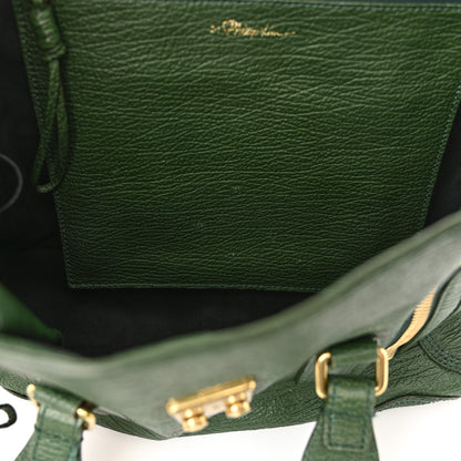 3.1 Phillip Lim Textured Calfskin Medium Pashli Satchel Jade 12 of 18