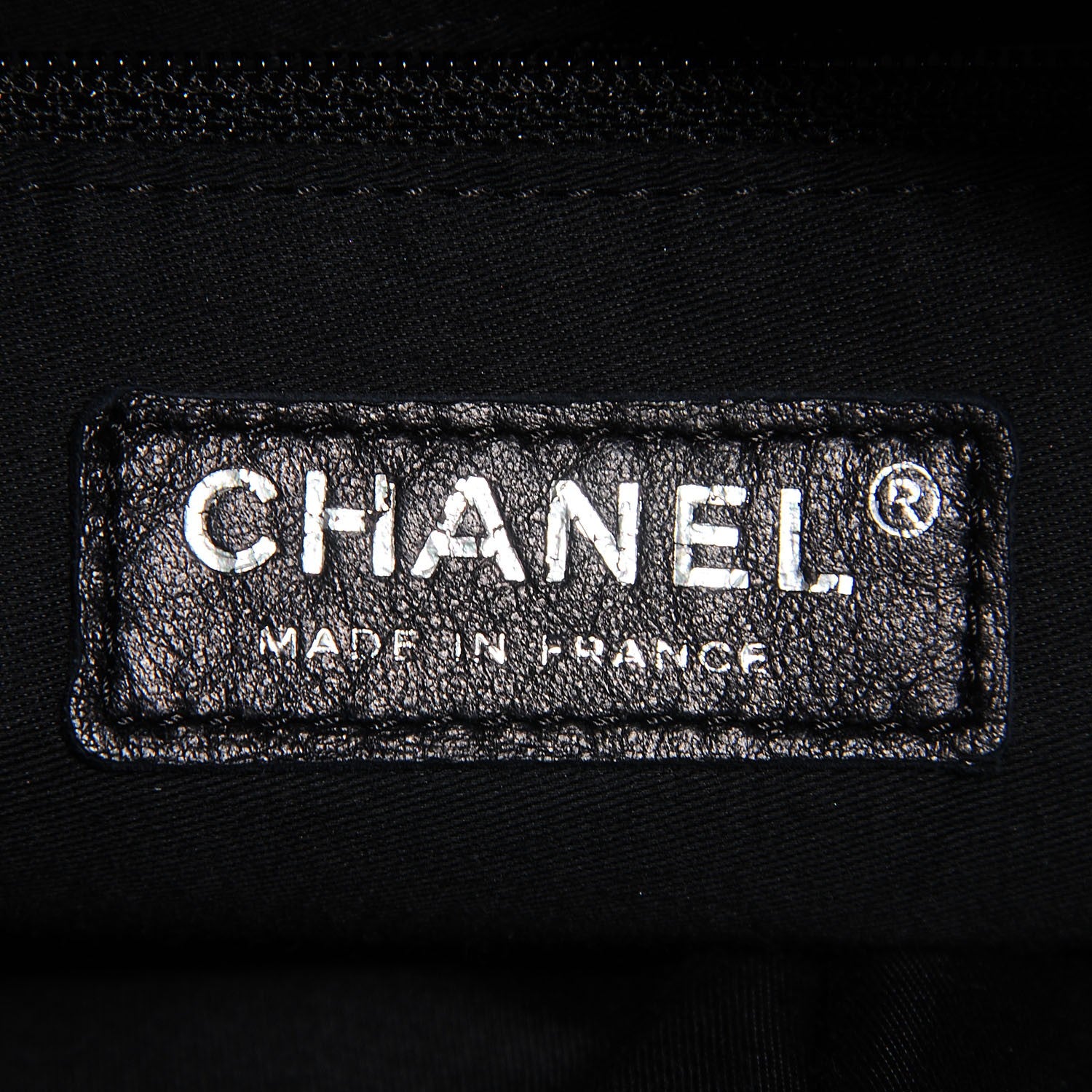 Chanel Tweed Lambskin Small Girl Bag Navy 7 of 9