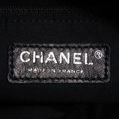 Chanel Tweed Lambskin Small Girl Bag Navy 7 of 9