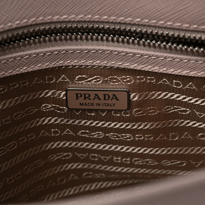 Prada Saffiano Lux Micro Galleria Shoulder Bag Ninfea 6 of 9