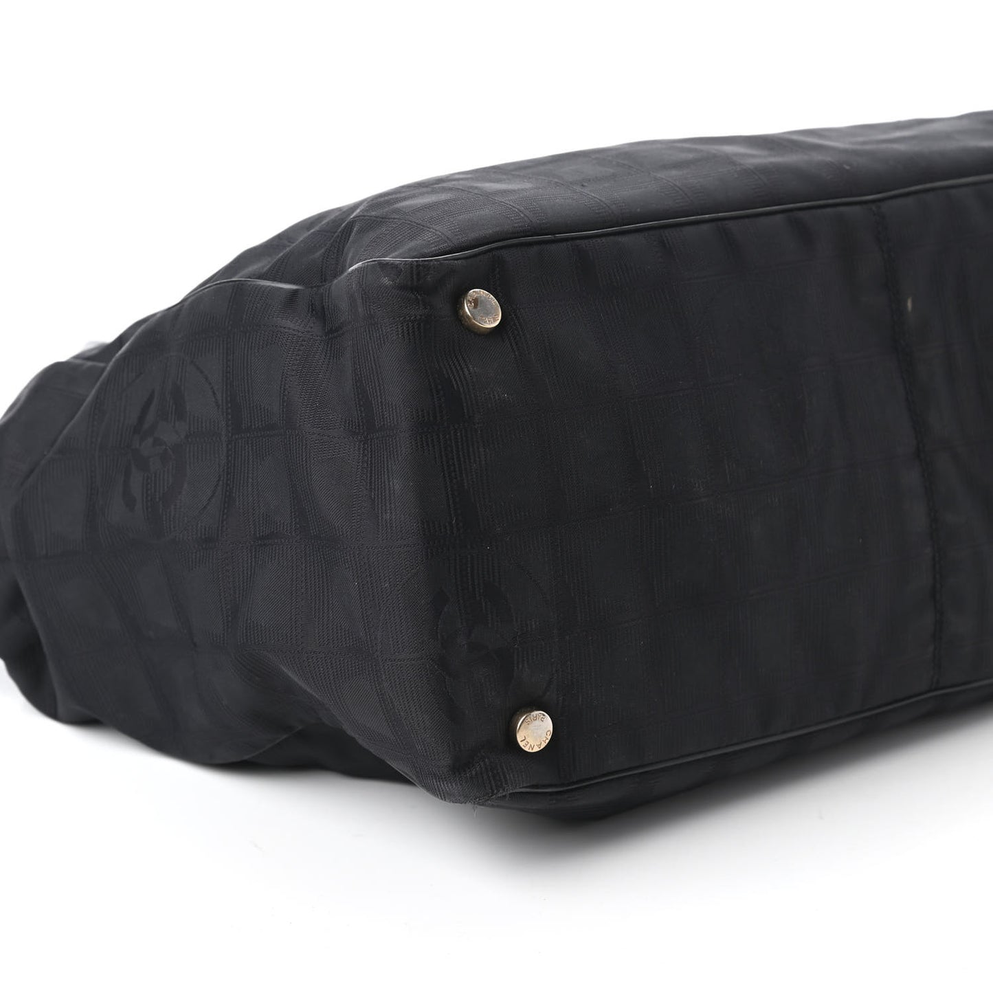Nylon Medium Travel Tote Black