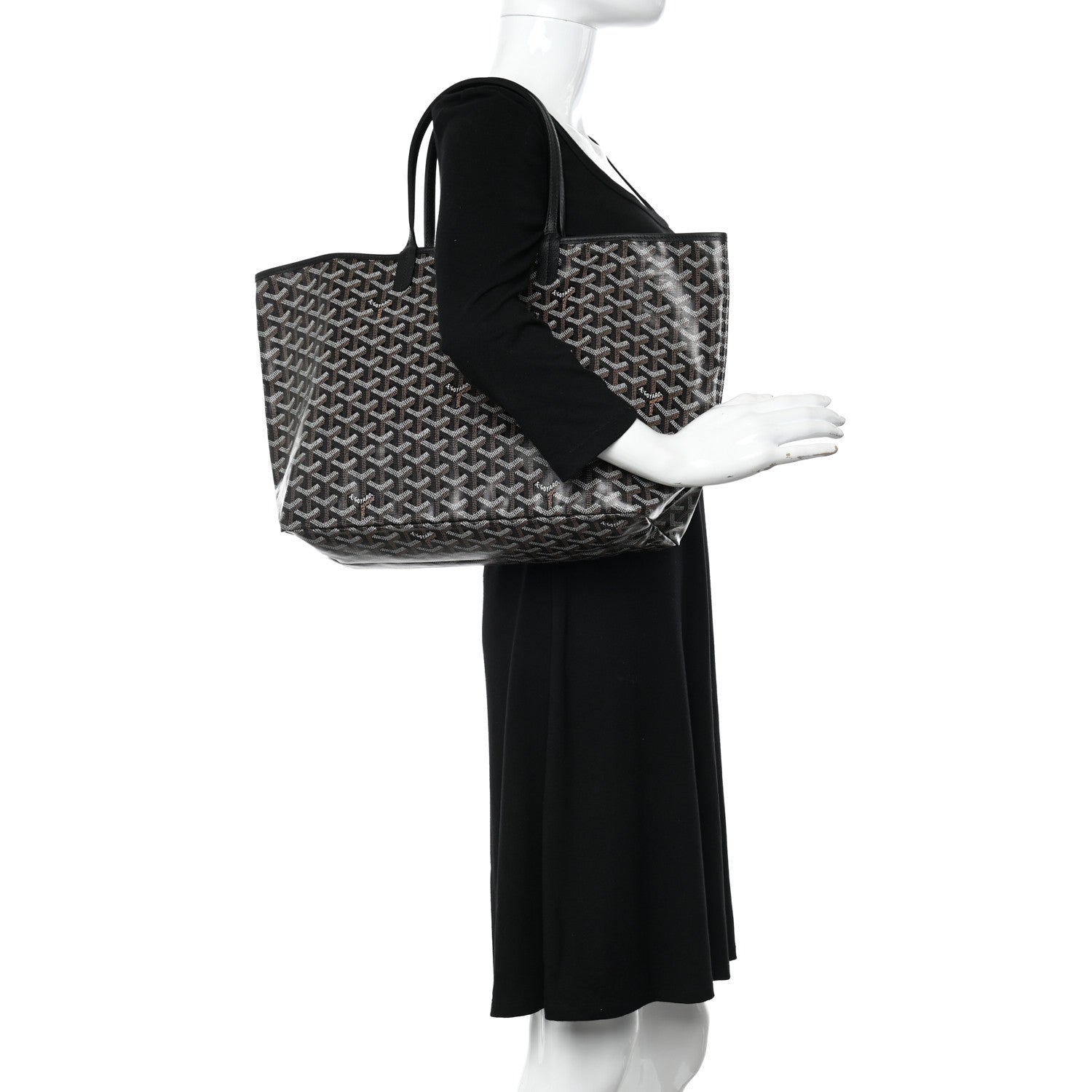 Goyard Goyardine Saint Louis PM Black 2 of 12