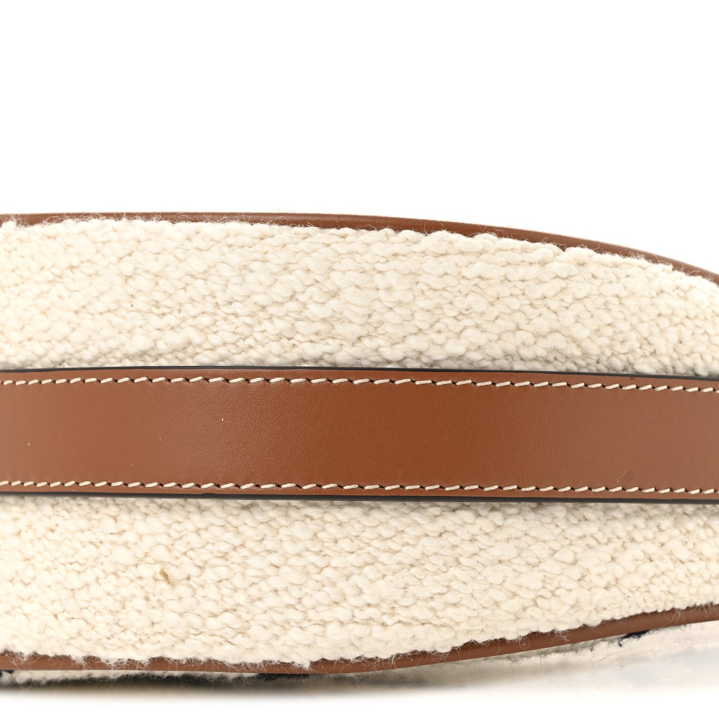 Textile Medium Ava Shoulder Bag White Black