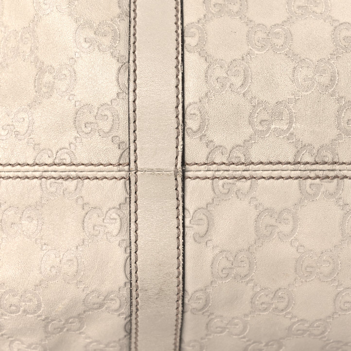 GG Plus Monogram Medium Joy Boston White