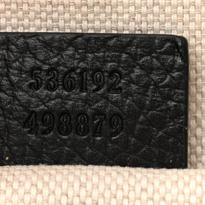 Gucci Pebbled Calfskin Soho Chain Backpack Black 7 of 13