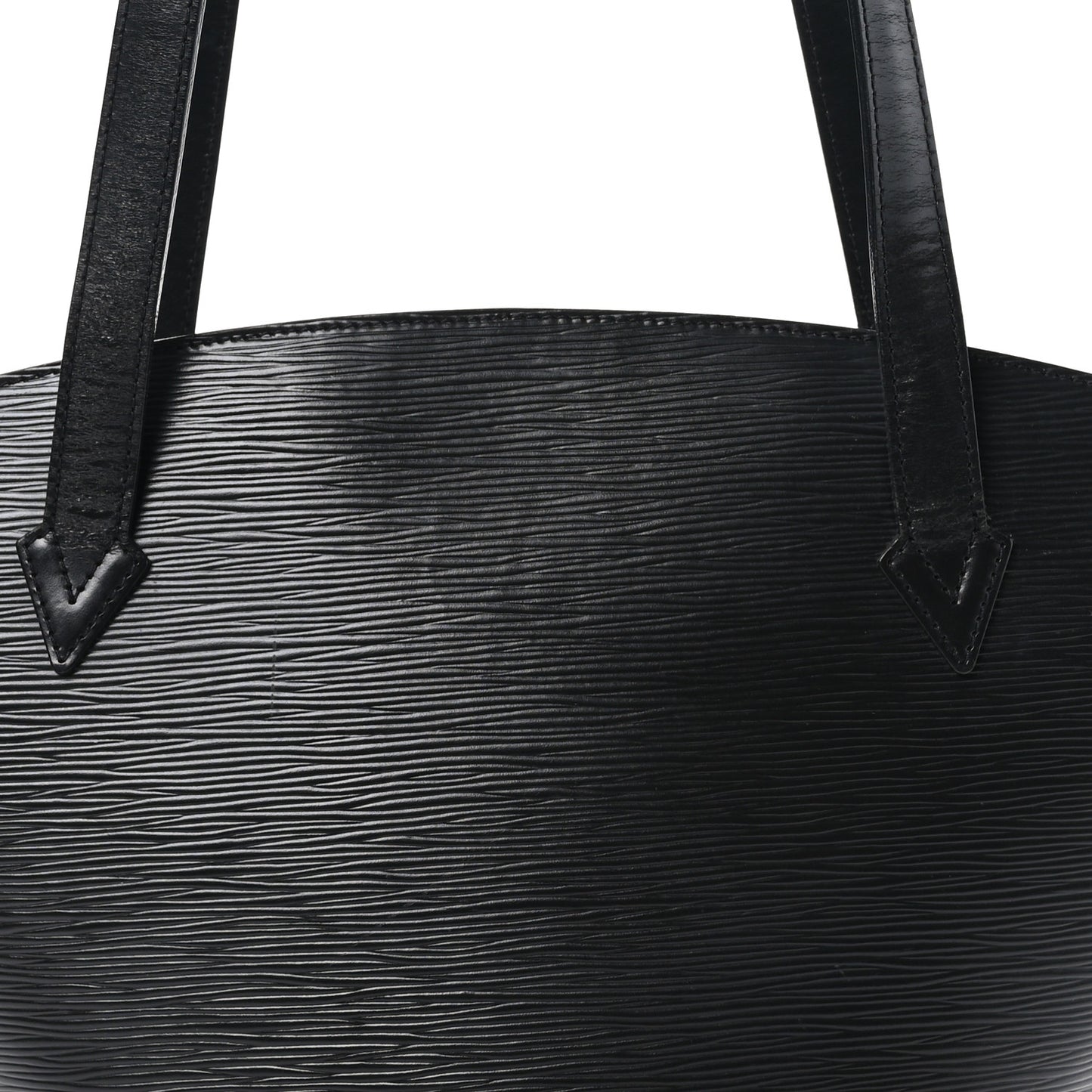 Epi Saint Jacques PM Long Straps Black