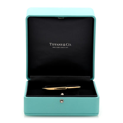 Tiffany 18K Yellow Gold Tiffany Lock Bangle Bracelet 6 of 6