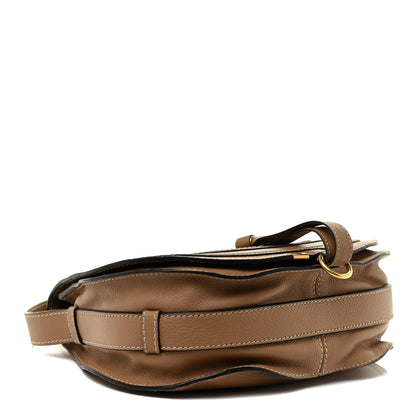 Chloe Calfskin Medium Marcie Round Crossbody Bag Nut 4 of 15