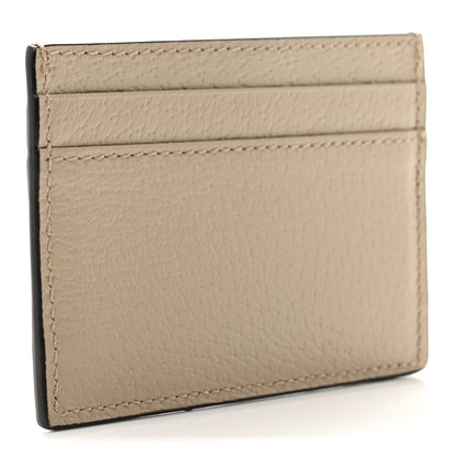 Gucci Textured Dollar Calfskin Horsebit 1955 Card Holder Beige 3 of 6