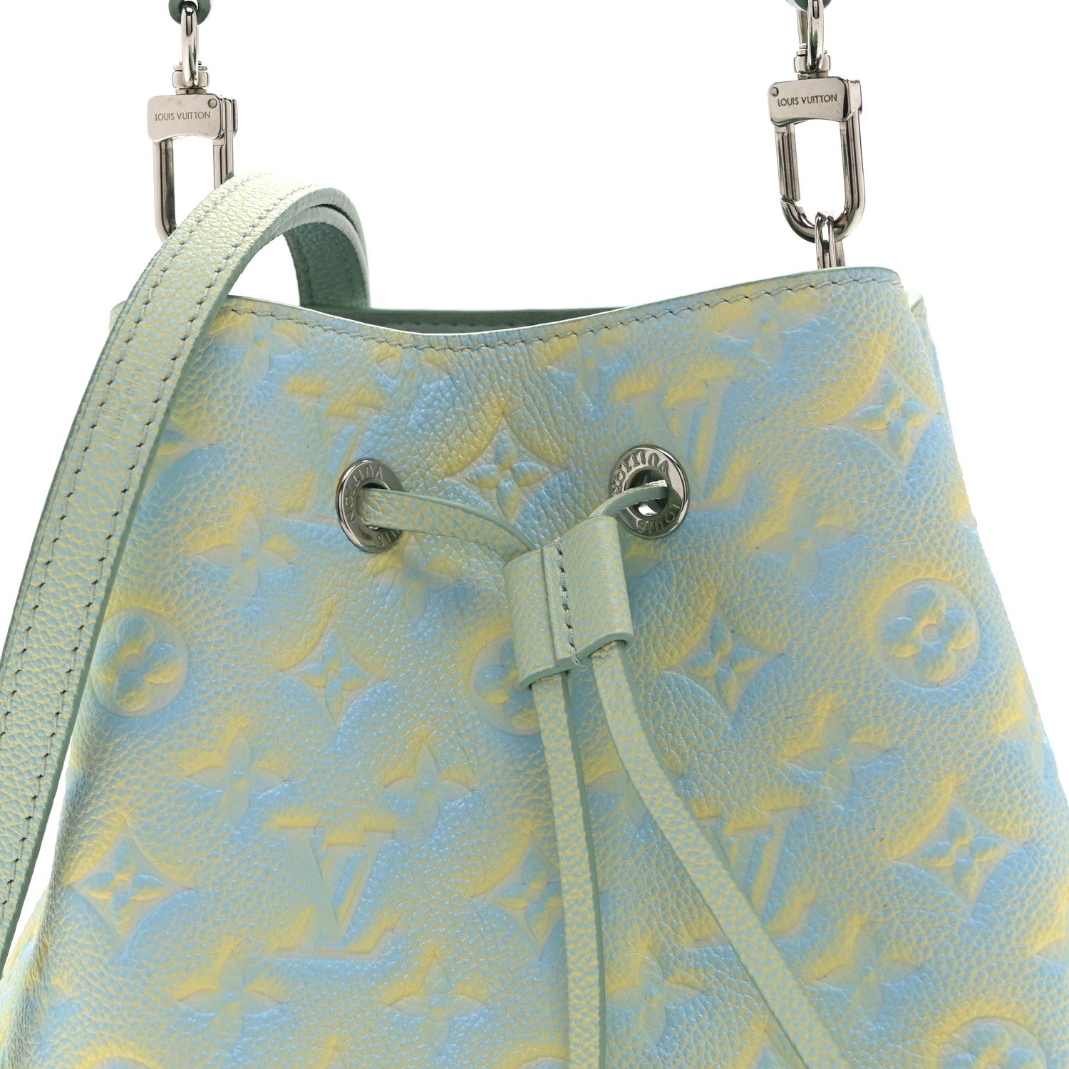 Louis Vuitton Empreinte Monogram Summer Stardust Neonoe BB Water Green 7 of 9
