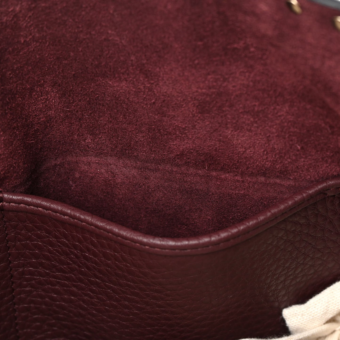 Grained Calfskin Small Rockstud Shoulder Tote Rubin