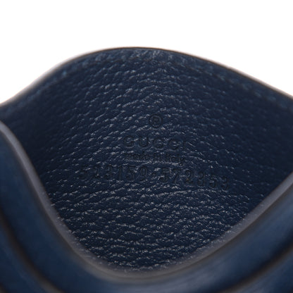 Gucci Textured Calfskin Ophidia Card Holder Blue Agata 5 of 6