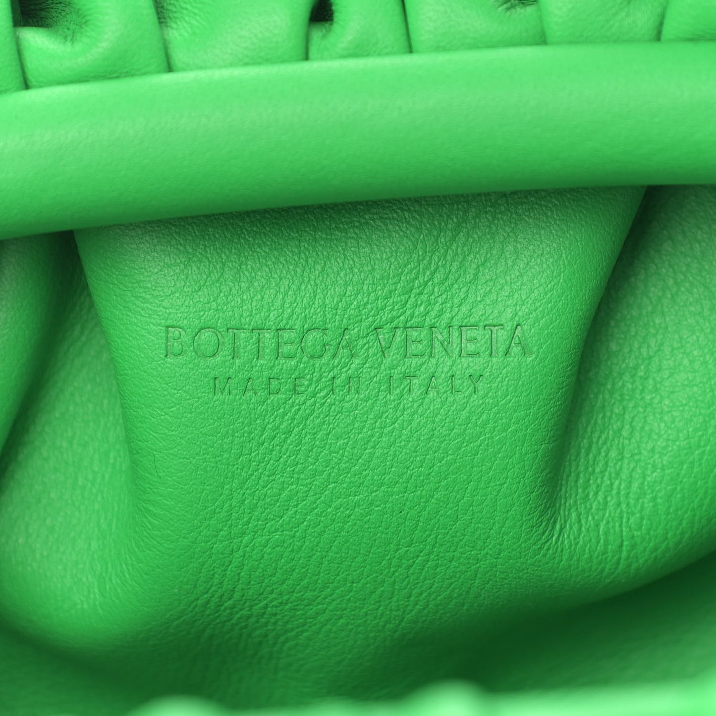 Butter Calfskin The Mini Pouch Parakeet