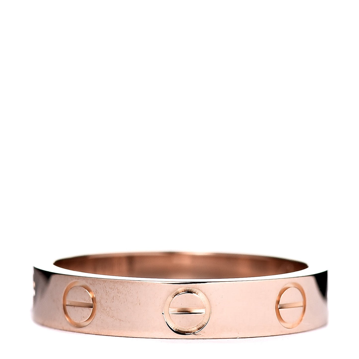 18K Pink Gold 3.5mm LOVE Wedding Band Ring 51 5.75