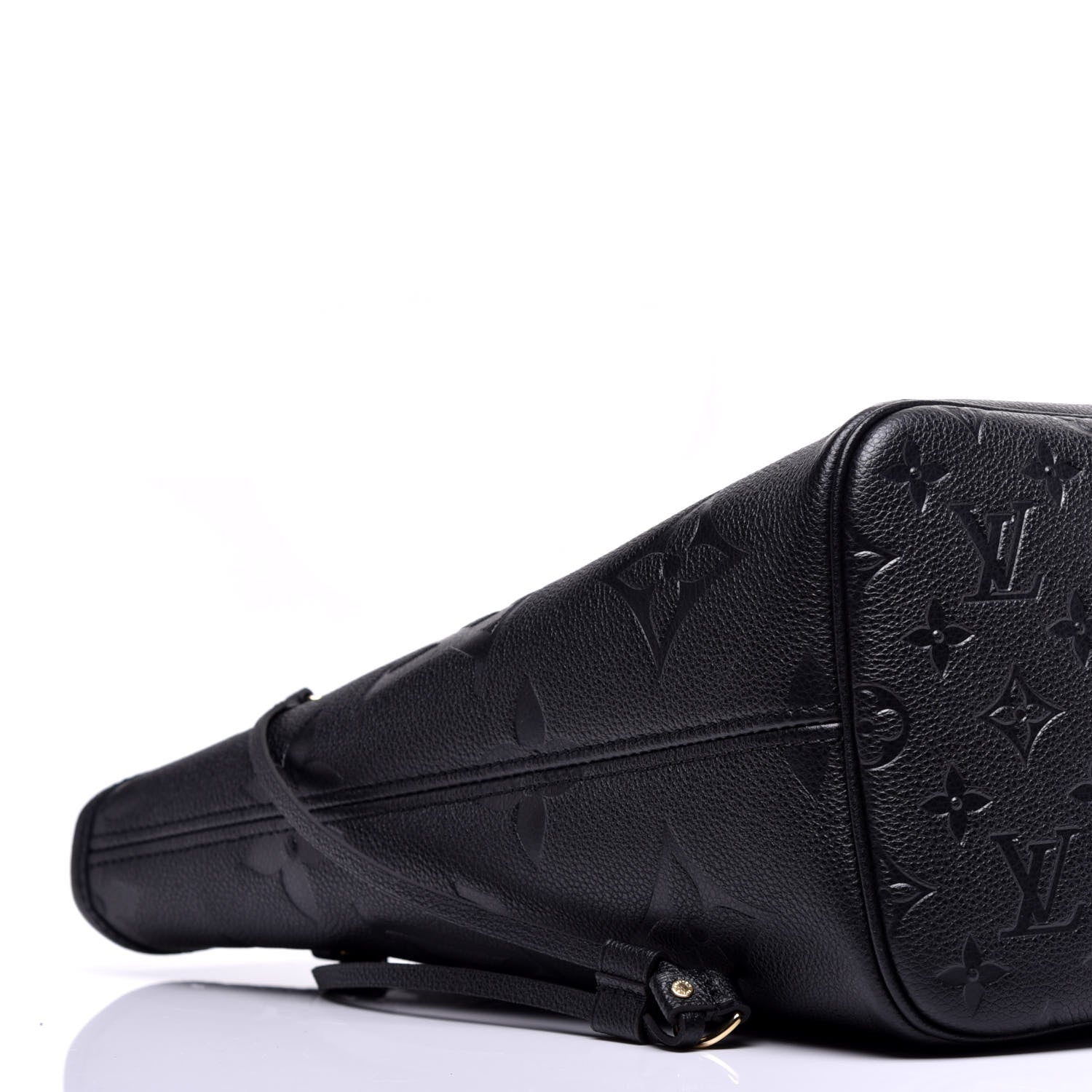 Louis Vuitton Empreinte Monogram Giant Neverfull MM Black 7 of 8