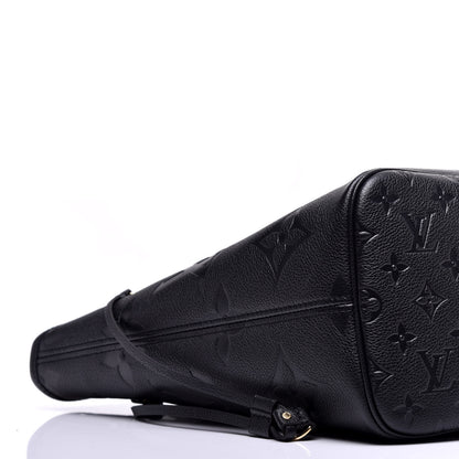 Louis Vuitton Empreinte Monogram Giant Neverfull MM Black 7 of 8