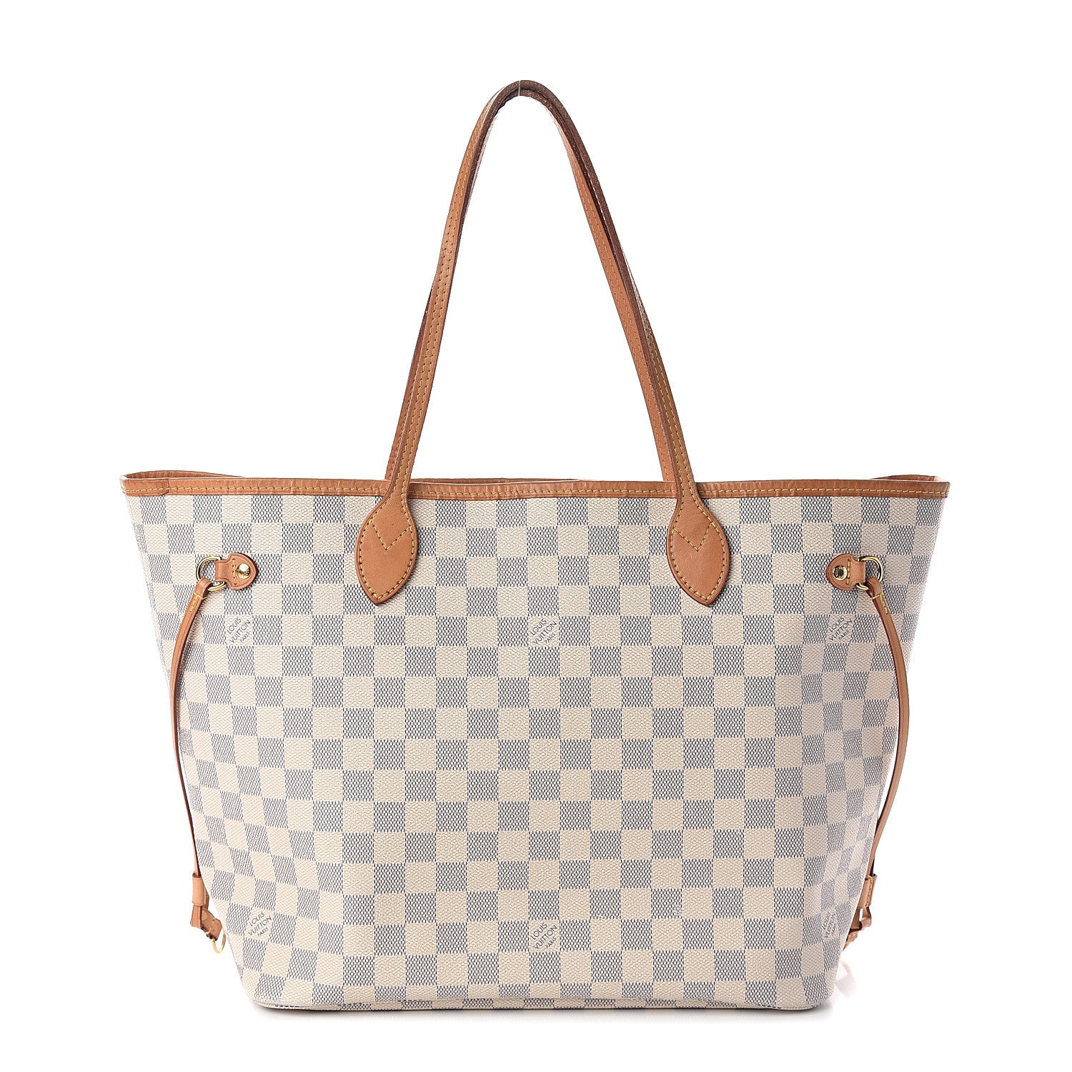 Louis Vuitton Damier Azur Neo Neverfull MM Rose Ballerine 1 of 11