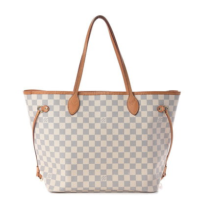 Louis Vuitton Damier Azur Neo Neverfull MM Rose Ballerine 1 of 11
