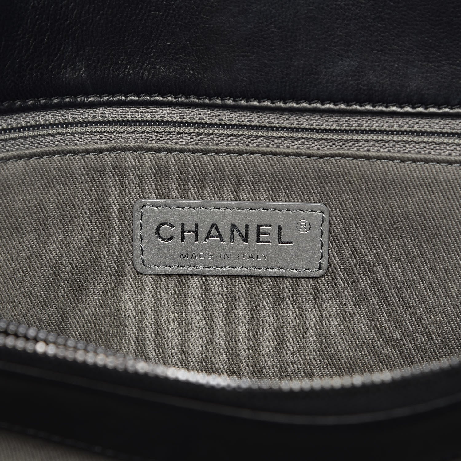 Chanel Lambskin Quilted Large Antik Boy Flap Black 6 of 15