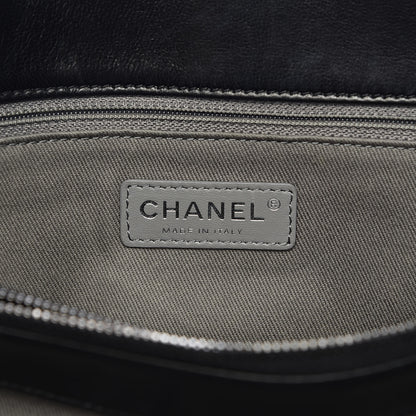 Chanel Lambskin Quilted Large Antik Boy Flap Black 6 of 15