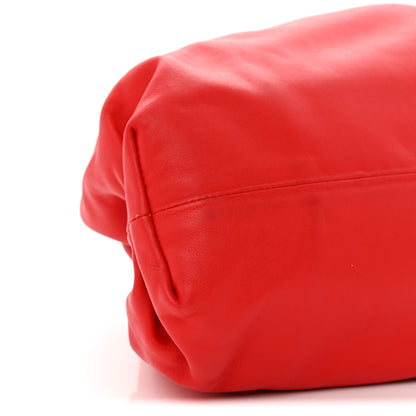 Bottega Veneta Smooth Butter Calf The Pouch Oversized Clutch Bright Red 7 of 8