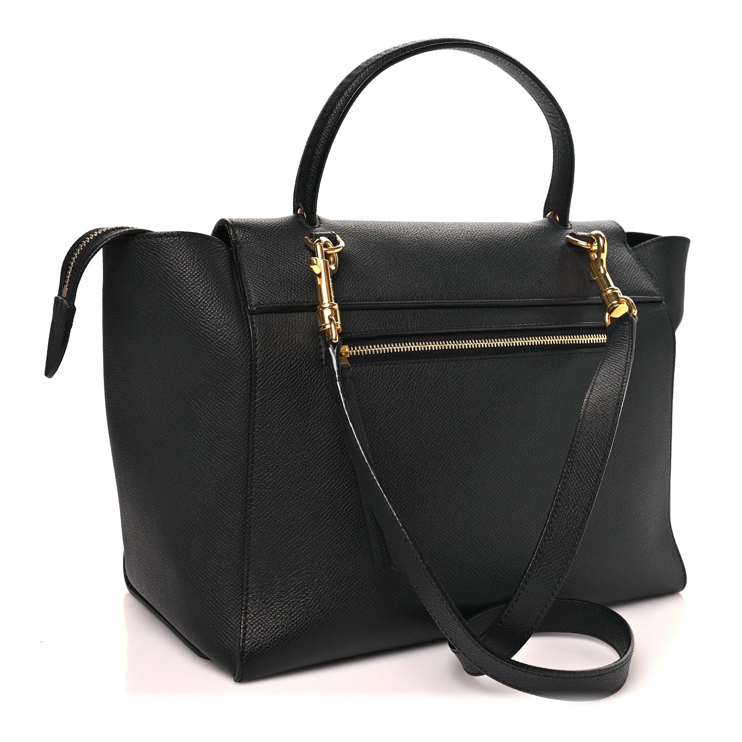 Celine Grained Calfskin Mini Belt Bag Black 3 of 12