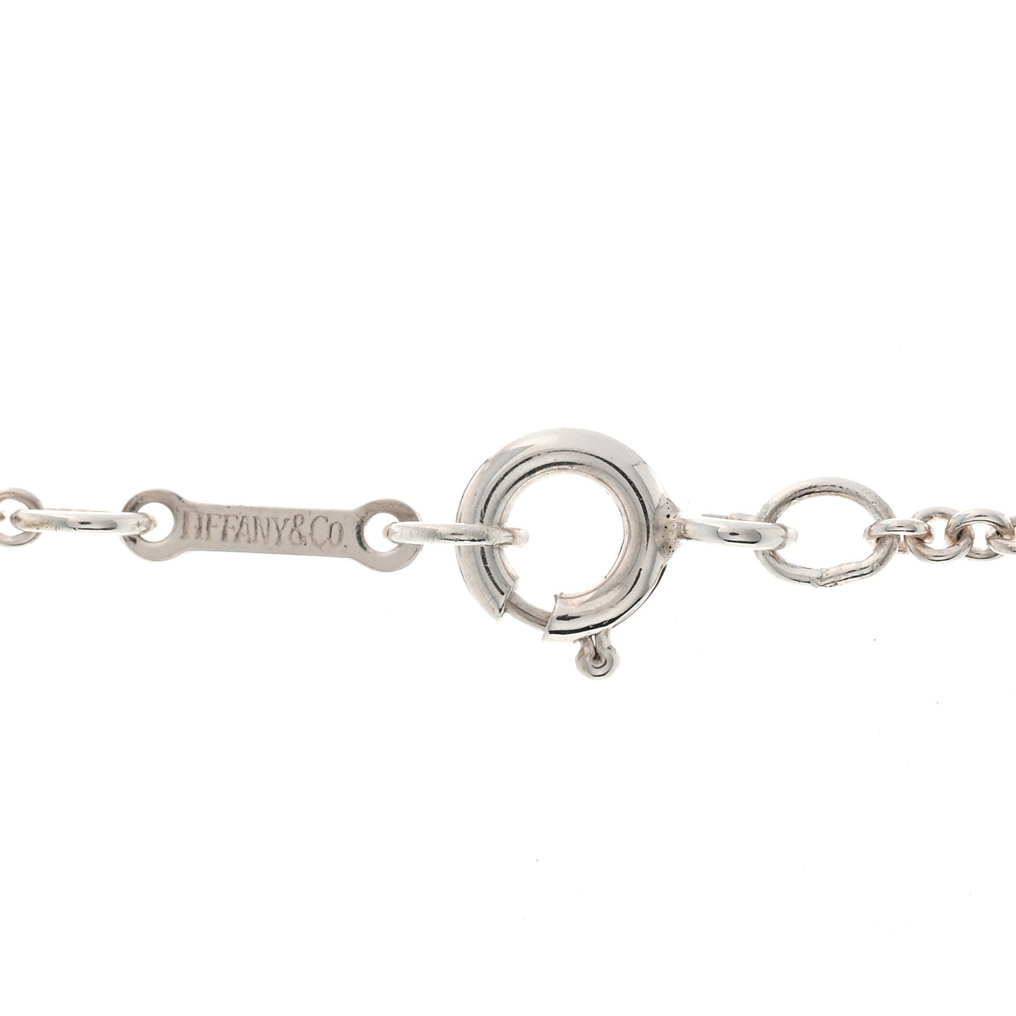 Sterling Silver Elsa Peretti Five Bean Pendant Necklace